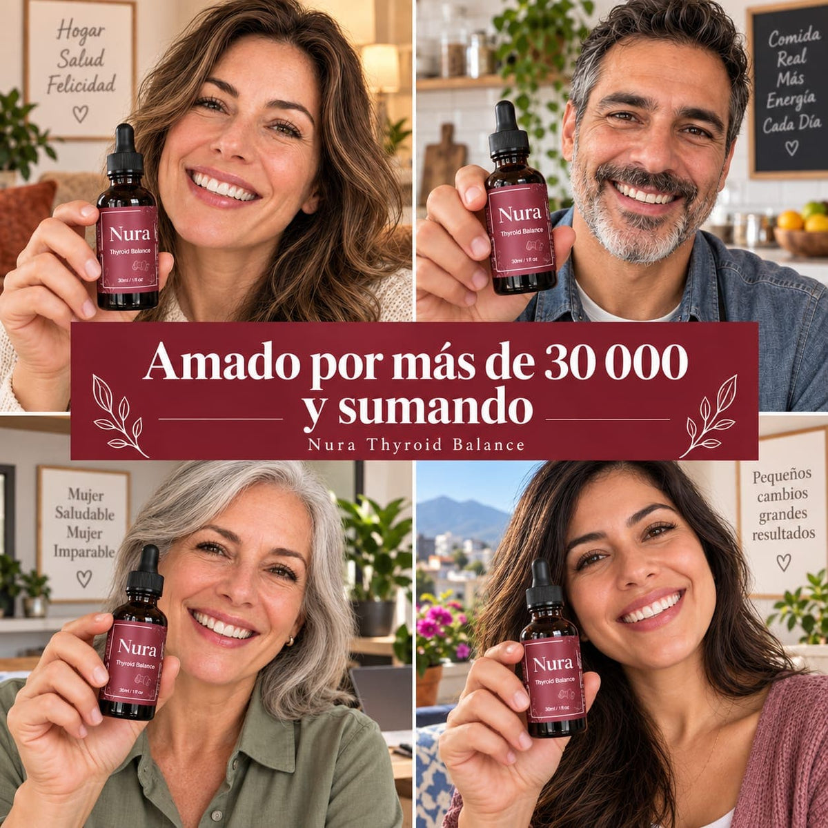 NURA™, Gotas para el equilibrio tiroideo | Despierta un higado lento, mejora el metabolismo y tu energía diaria + Receta de modo de uso