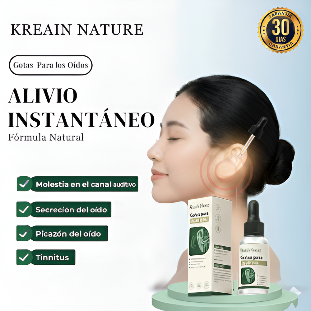 2x1 GOTAS PARA CUIDADO DE LOS OÍDOS  | Alivia Dolor y Zumbidos al Instante