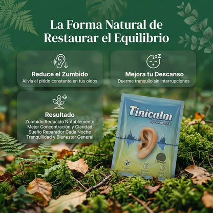 TiniCalm™ | Reduce los zumbidos y pitidos de forma natural en 2 Semanas + Manual de Tratamiento