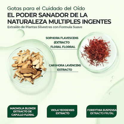 2x1 GOTAS PARA CUIDADO DE LOS OÍDOS  | Alivia Dolor y Zumbidos al Instante